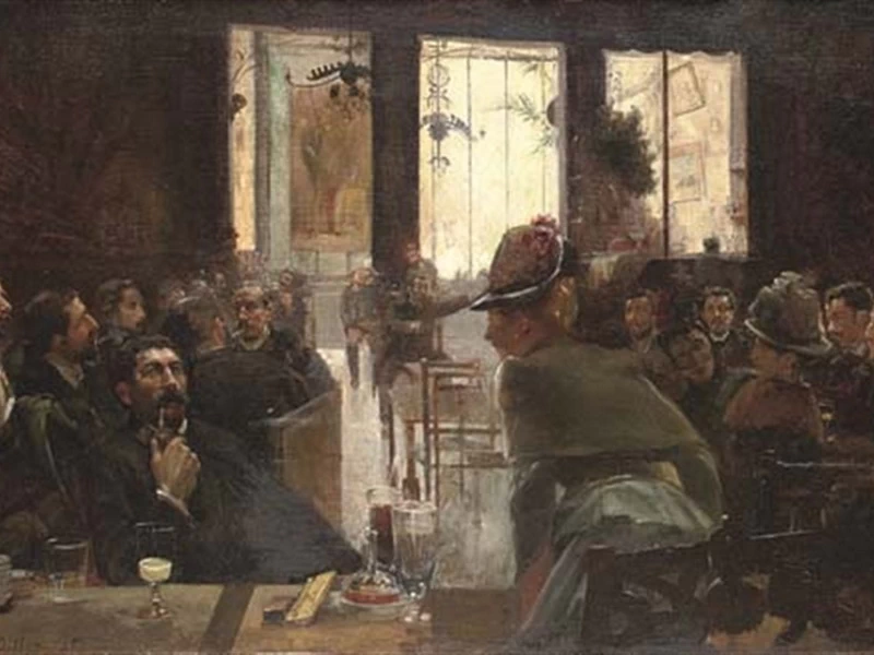 1850-Henri Patrice Dillon - La Brasserie